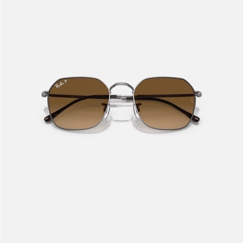 Ray-Ban Jim Hexagonal Brown Sunglasses